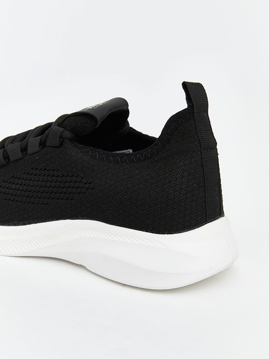 Siyah File Detaylı Kız Çocuk Spor Ayakkabı-4