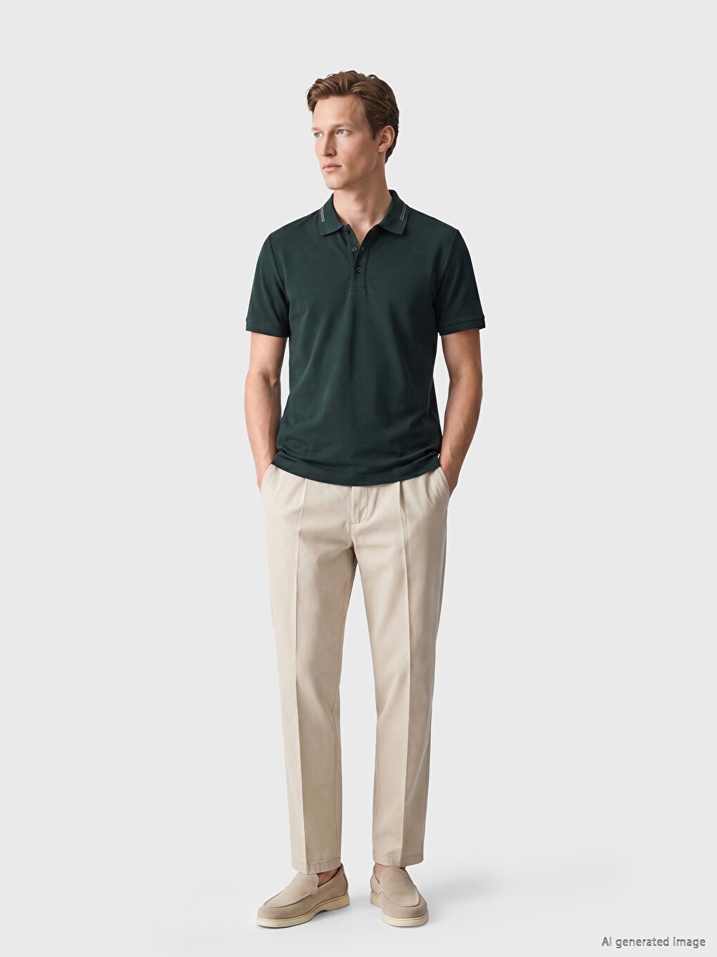 Man Green T-shirt-1