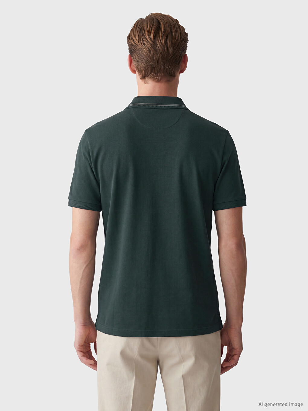 Man Green T-shirt-3