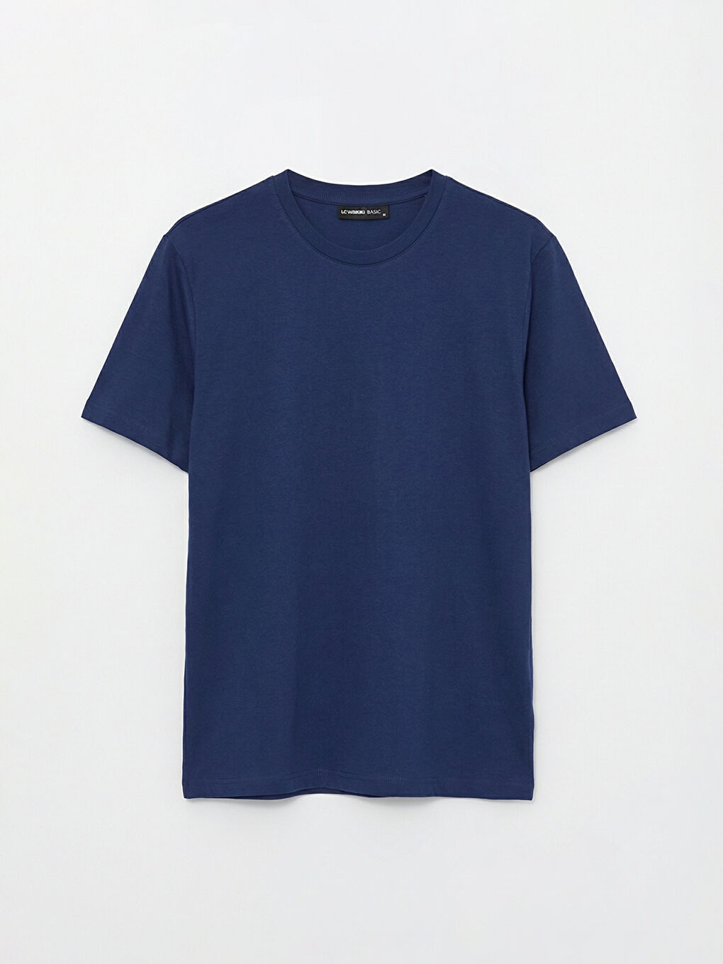 Lacivert DRY TOUCH Bisiklet Yaka Erkek Tişört