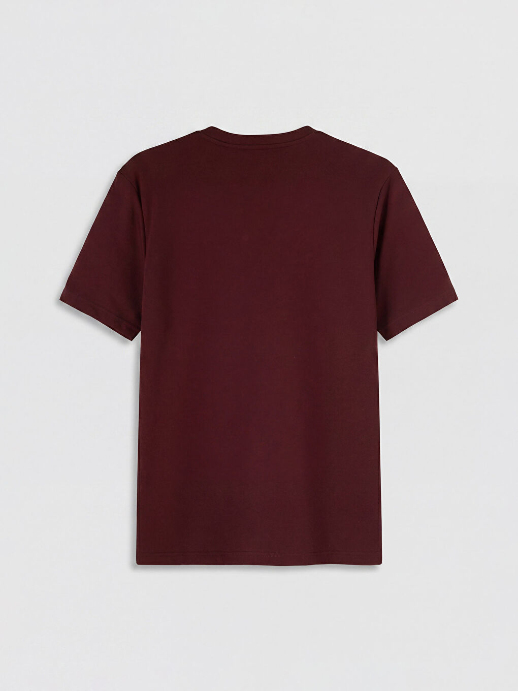 Bordo Loose Fit Basic Dry Touch Tişört-1