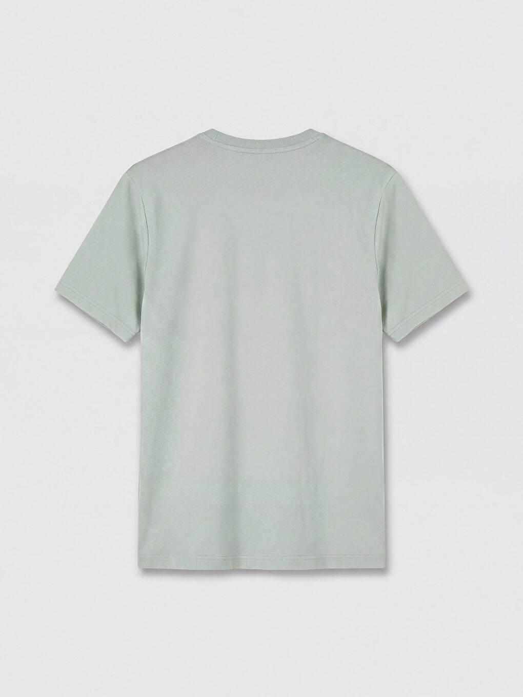 Yeşil Loose Fit Basic Dry Touch Tişört-1