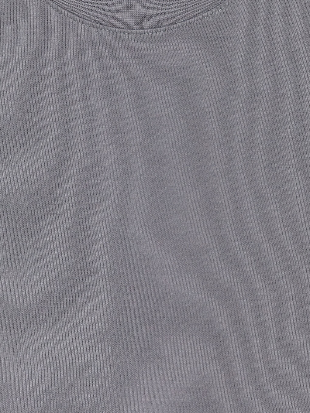 Gri Loose Fit Basic Dry Touch Tişört-2