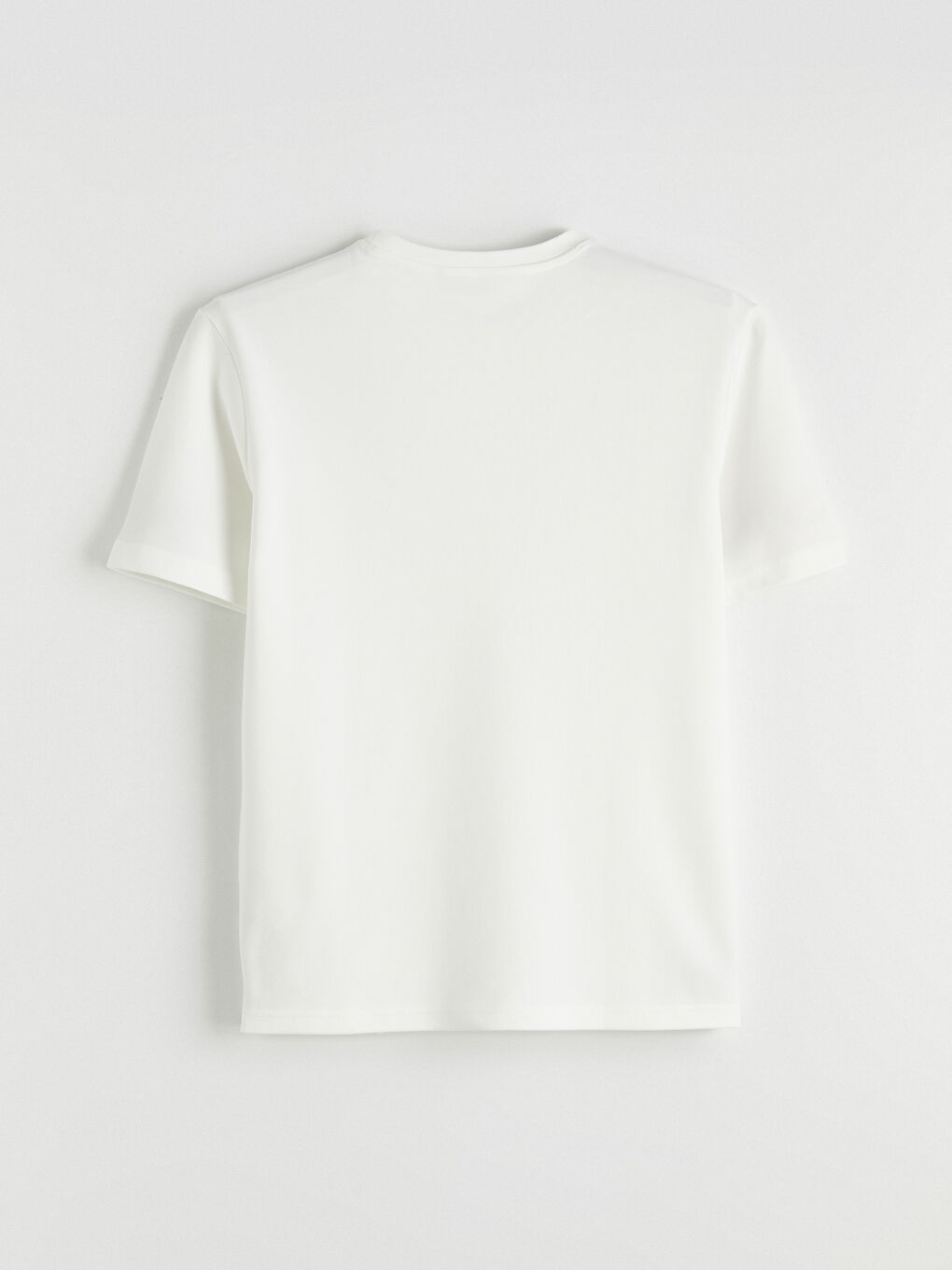 Ekru DRY TOUCH Bisiklet Yaka Erkek Tişört-2