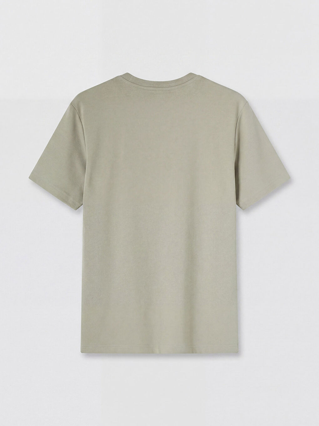 Bej Loose Fit Basic Dry Touch Tişört-1