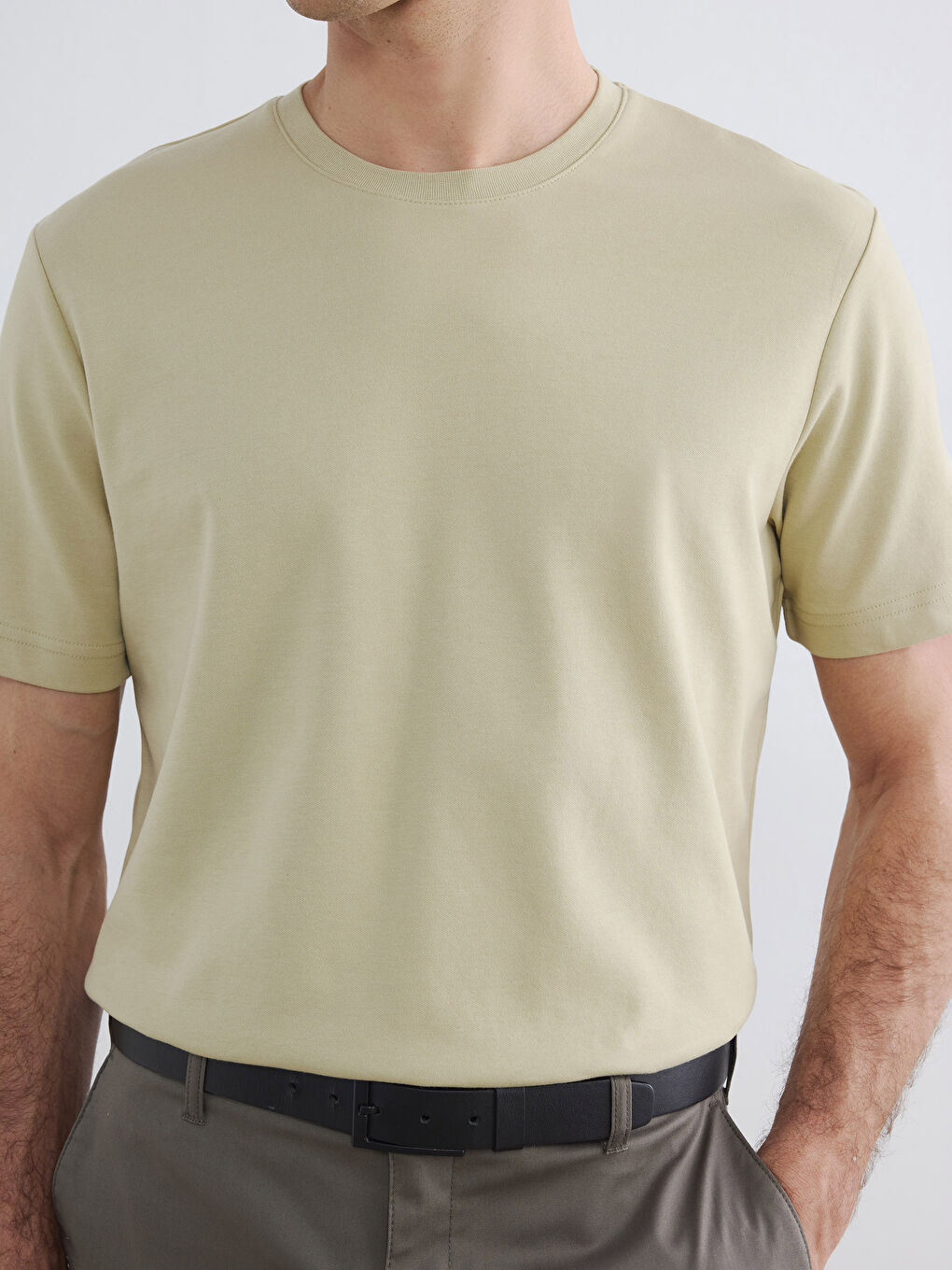 Man BEIGE T-Shirt-2