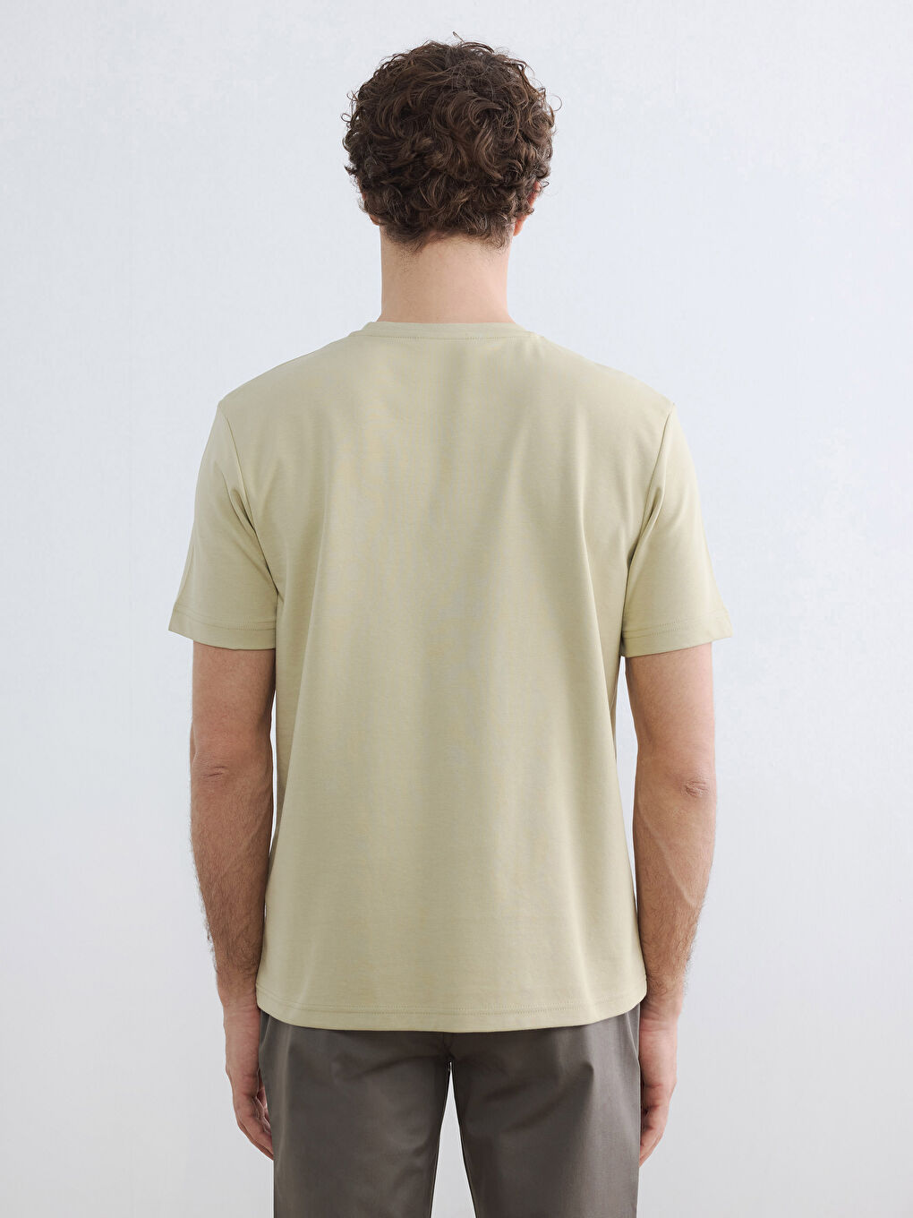 Man BEIGE T-Shirt-3