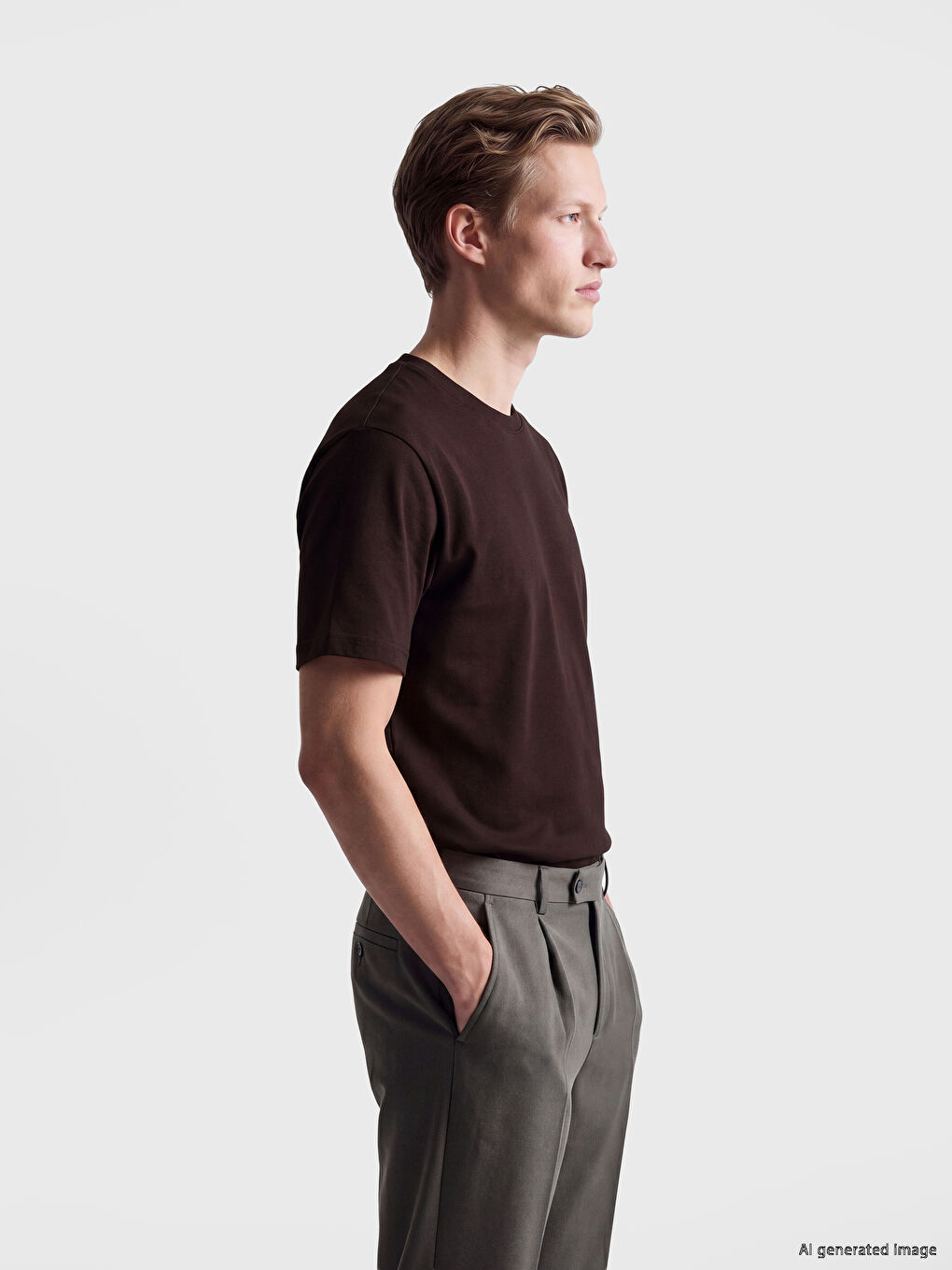 Loose Fit Basic Dry Touch T-Shirt