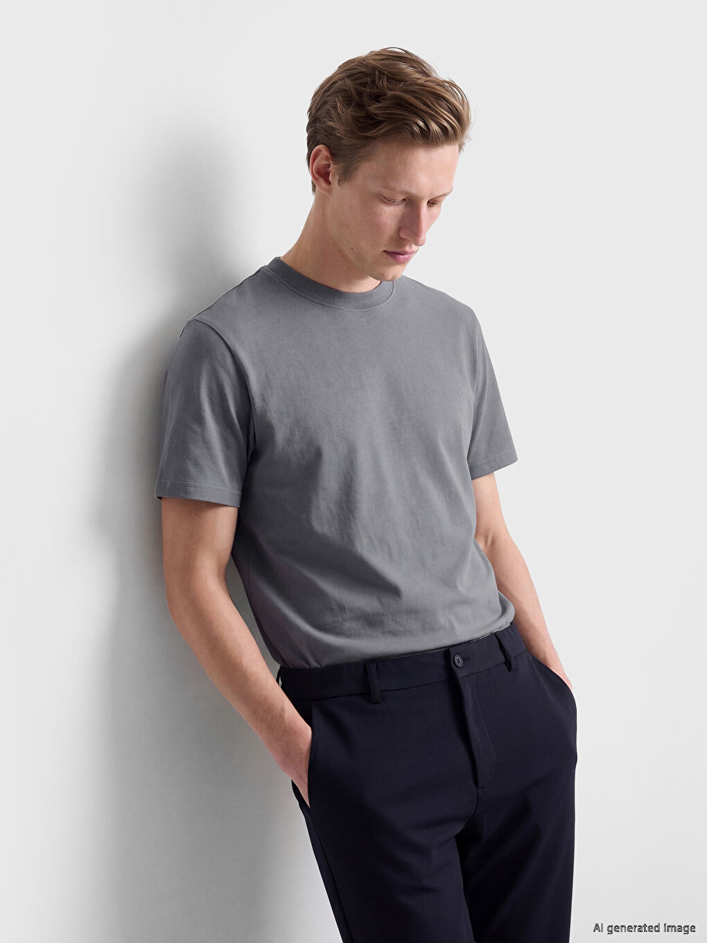 Loose Fit Basic Dry Touch T-Shirt