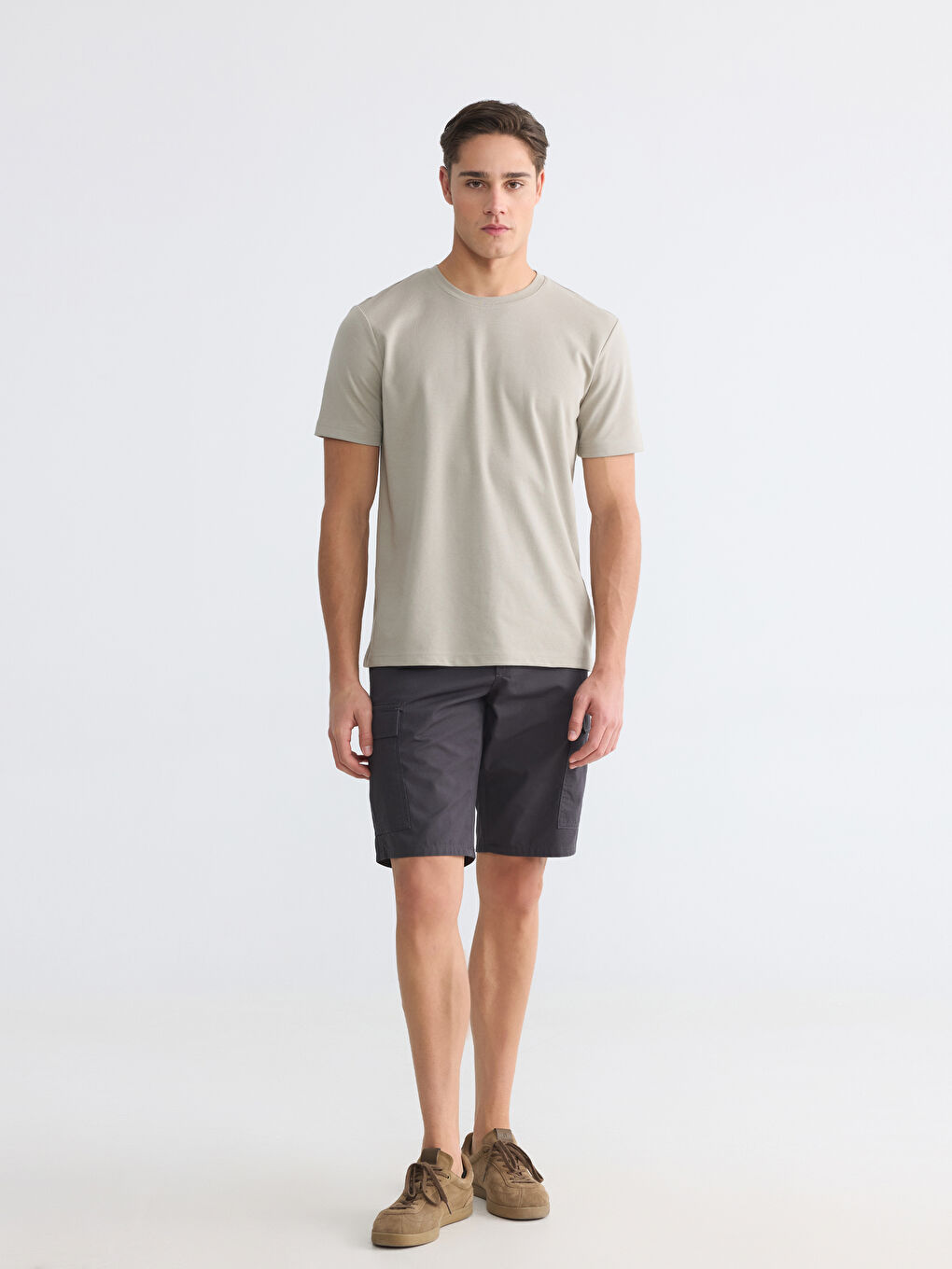 Loose Fit Basic Dry Touch T-Shirt-1