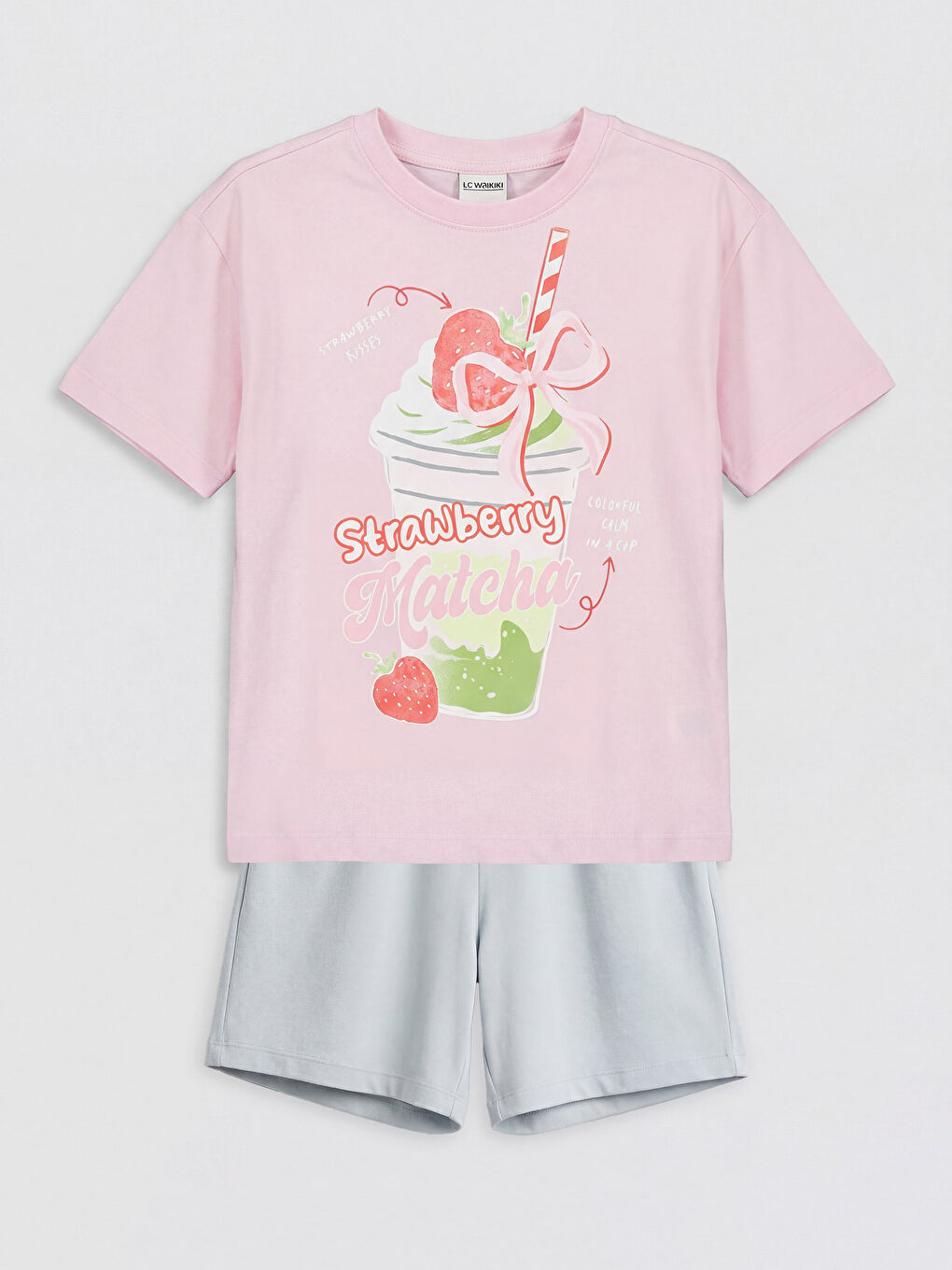 Girl PINK Shortie Pyjama Set