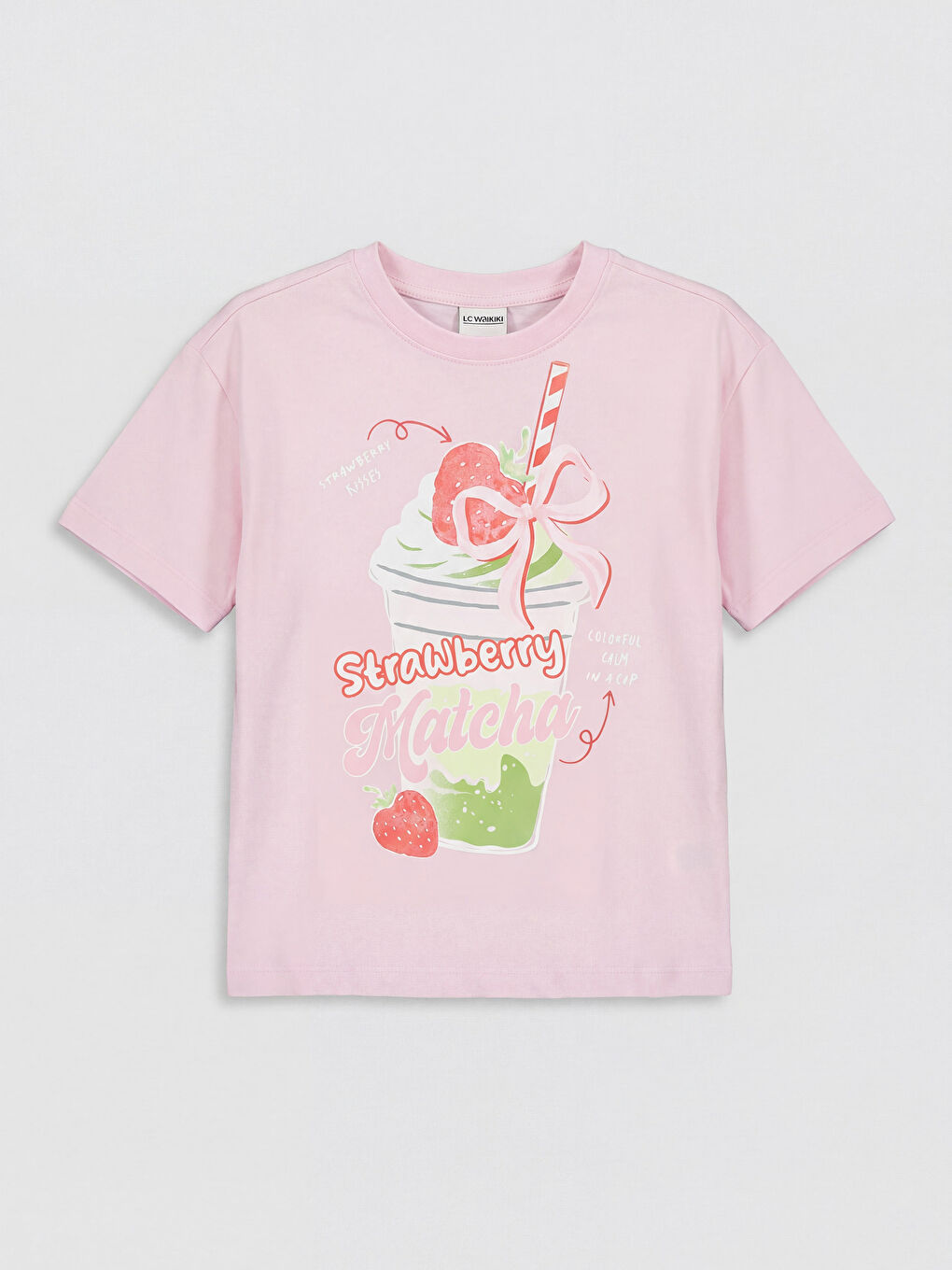 Girl PINK Shortie Pyjama Set-1