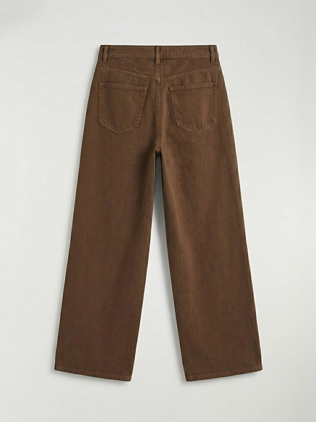 Жена Кафяво Дънки-3