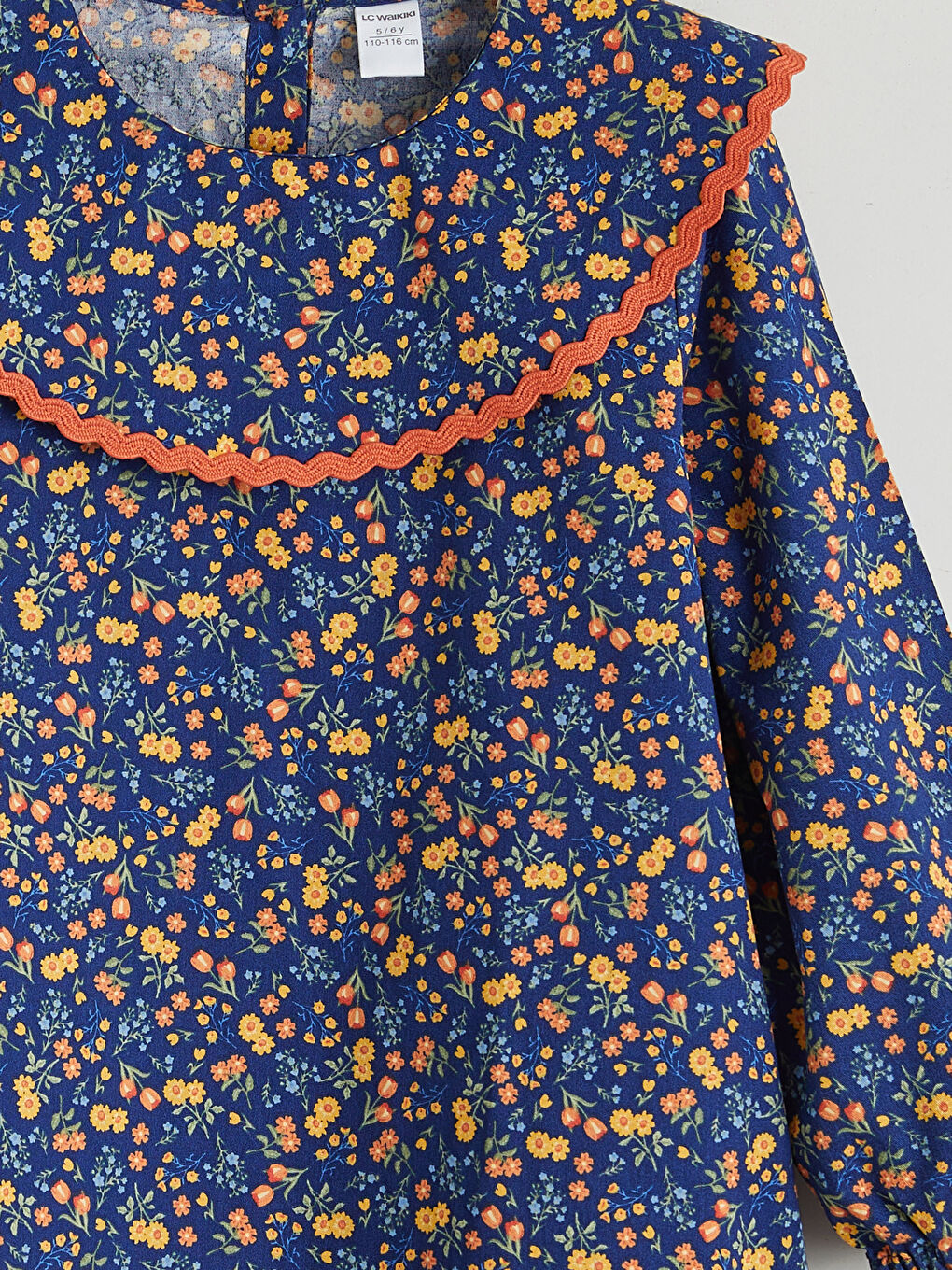 TAMNO PLAVA Haljina Devojka-2