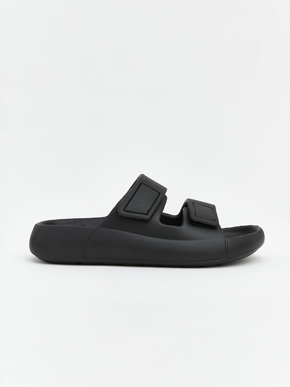 Siyah Çift Bantlı Erkek Terlik-1