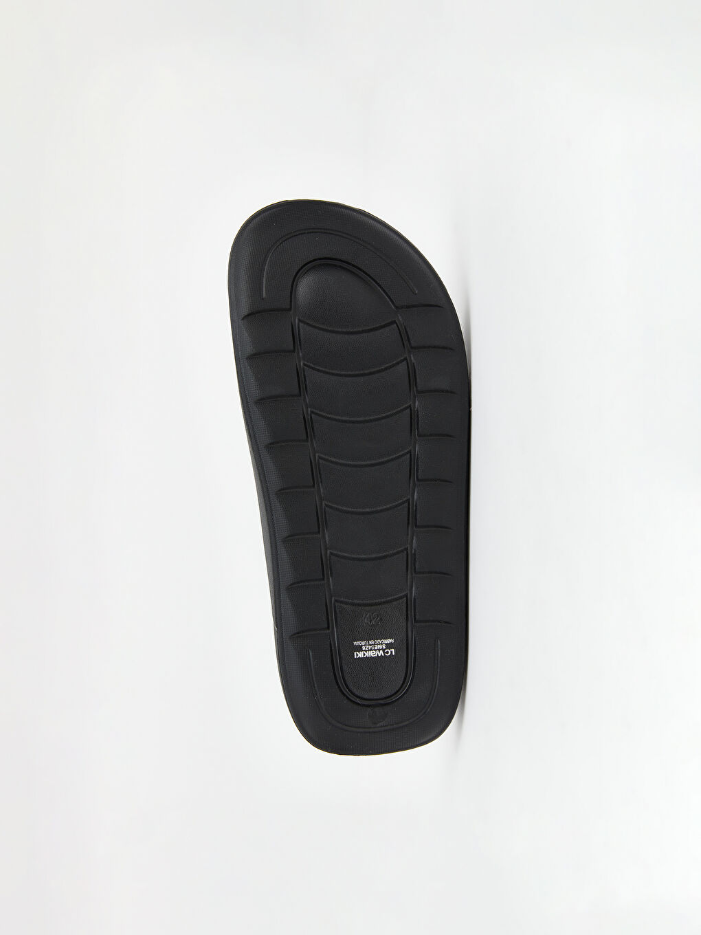 Siyah Çift Bantlı Erkek Terlik-3