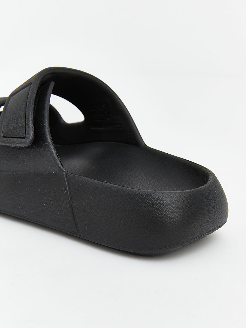 Siyah Çift Bantlı Erkek Terlik-4