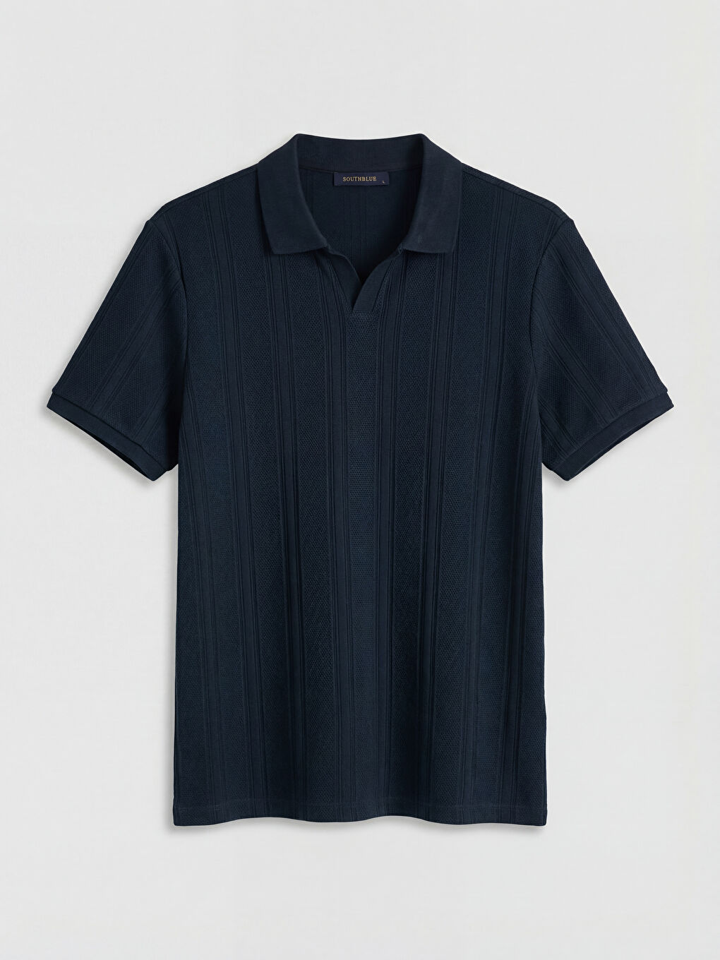 Lacivert Polo Yaka Erkek Tişört