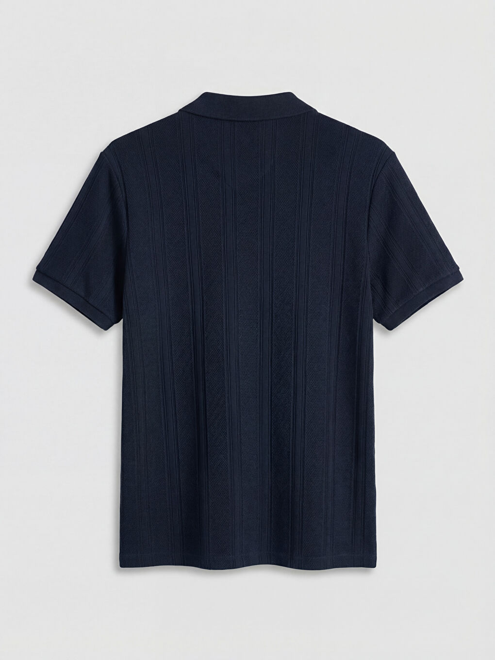 Lacivert Polo Yaka Erkek Tişört-1