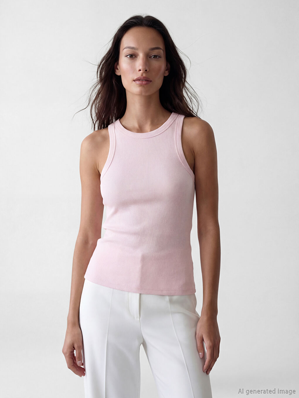 Žena RUŽIČASTA Majica bez rukava