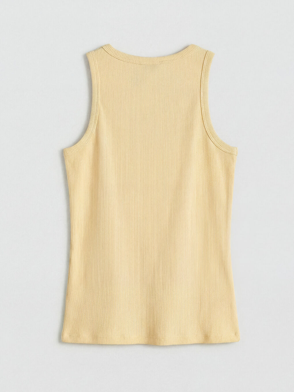 Bej Bisiklet Yaka Kadın Atlet	-1