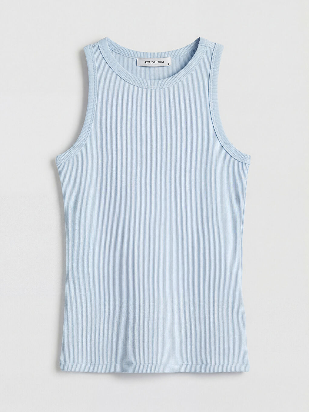 Mavi Bisiklet Yaka Kadın Atlet	