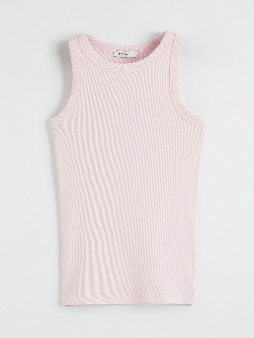 Žena RUŽIČASTA Majica bez rukava-3