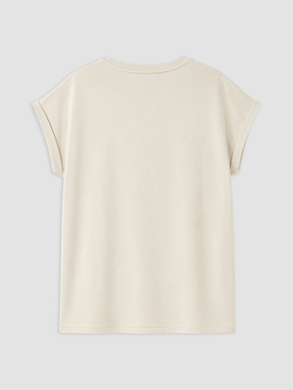 Crew Neck Floral Printed Women's T-shirt-1