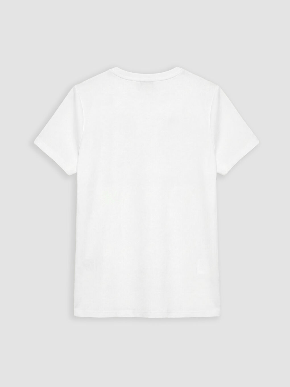 Ekru Bisiklet Yaka Çiçek Aplikeli Bluz-1