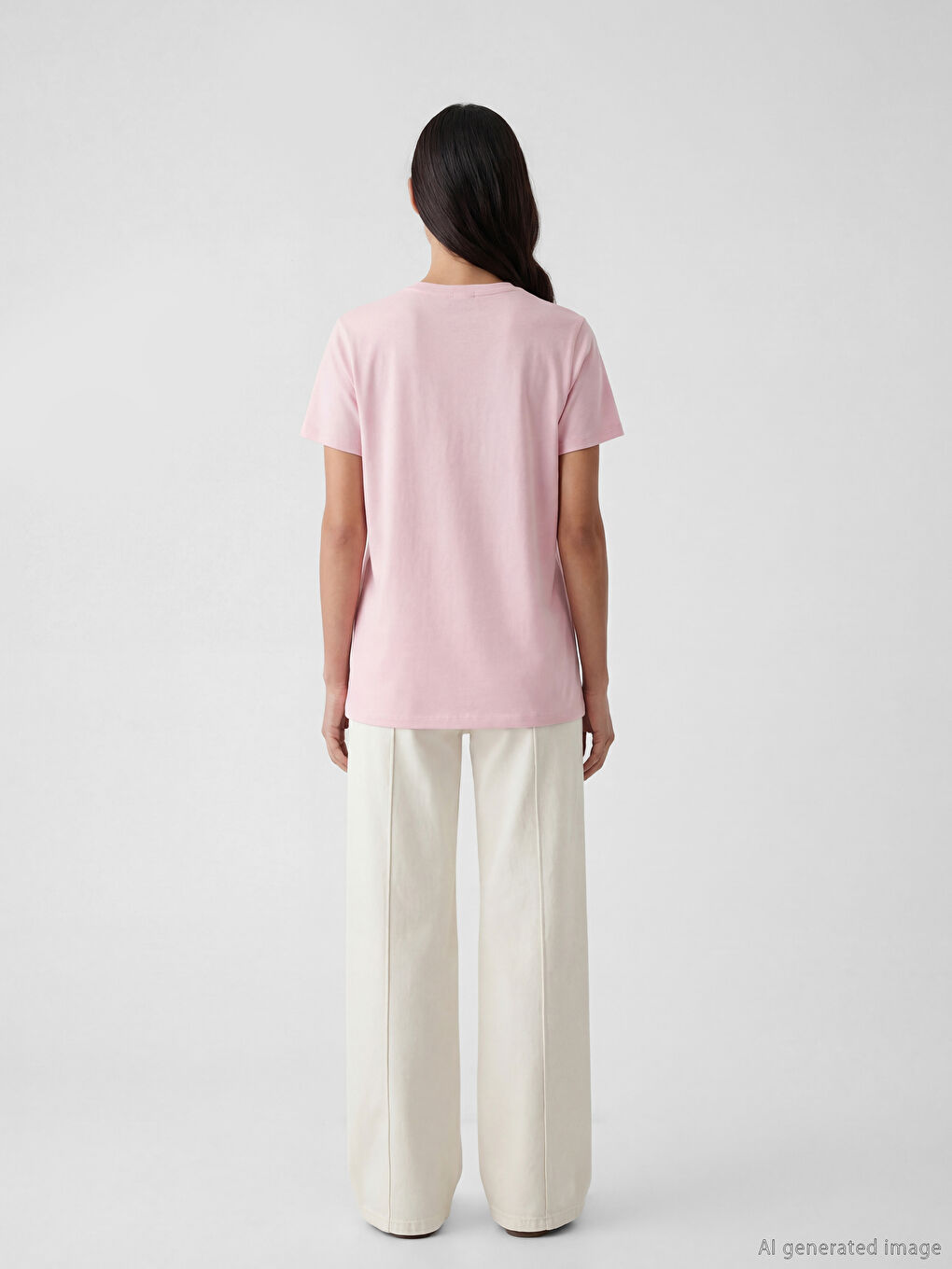 Crew Neck Floral Appliqué Blouse-3