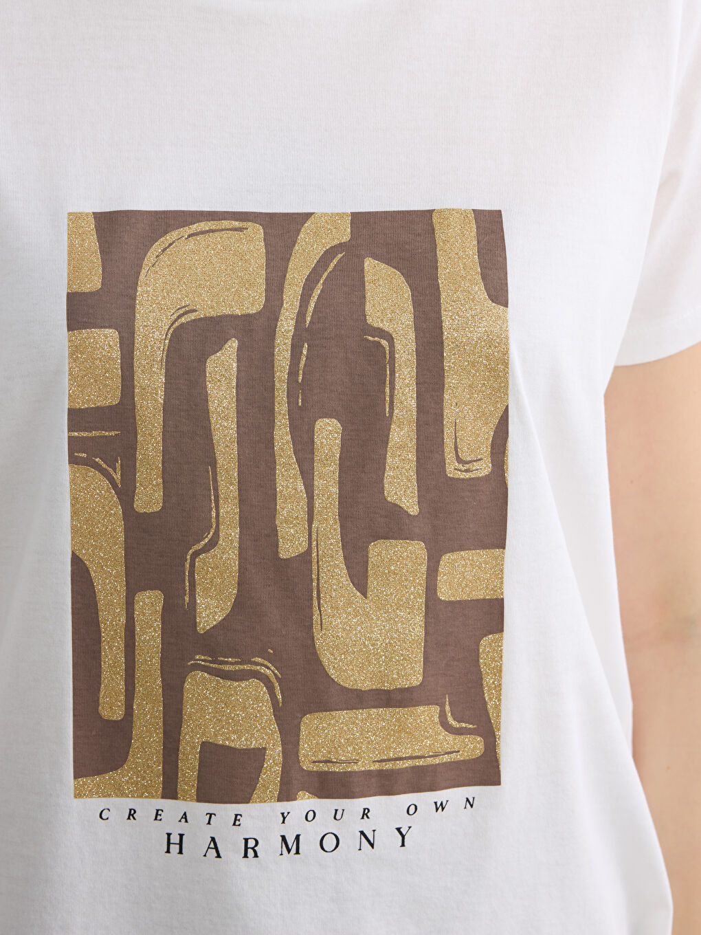 Woman ECRU T-Shirt-2