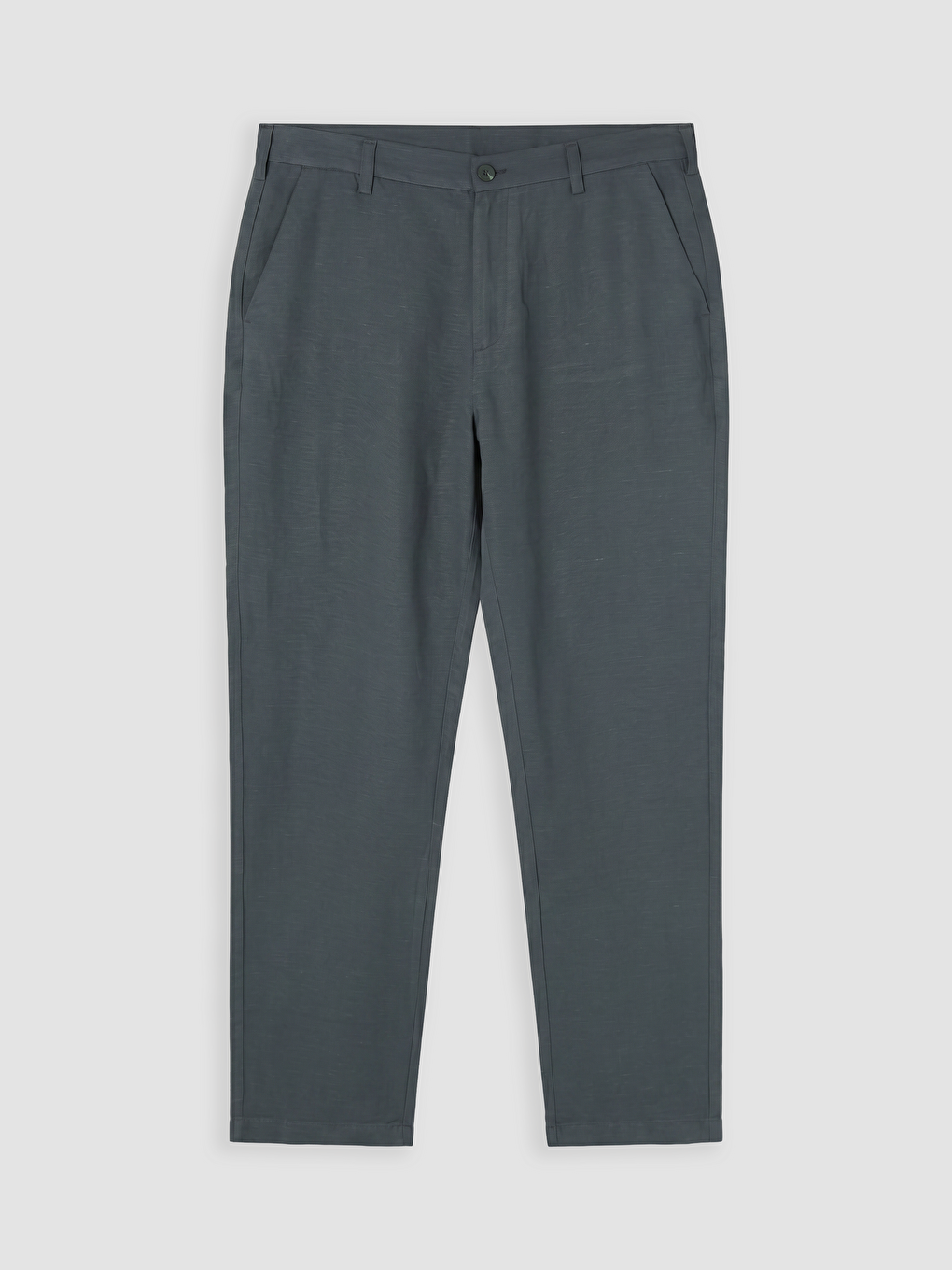 Regular Fit Linen Blend Men's Trousers-4