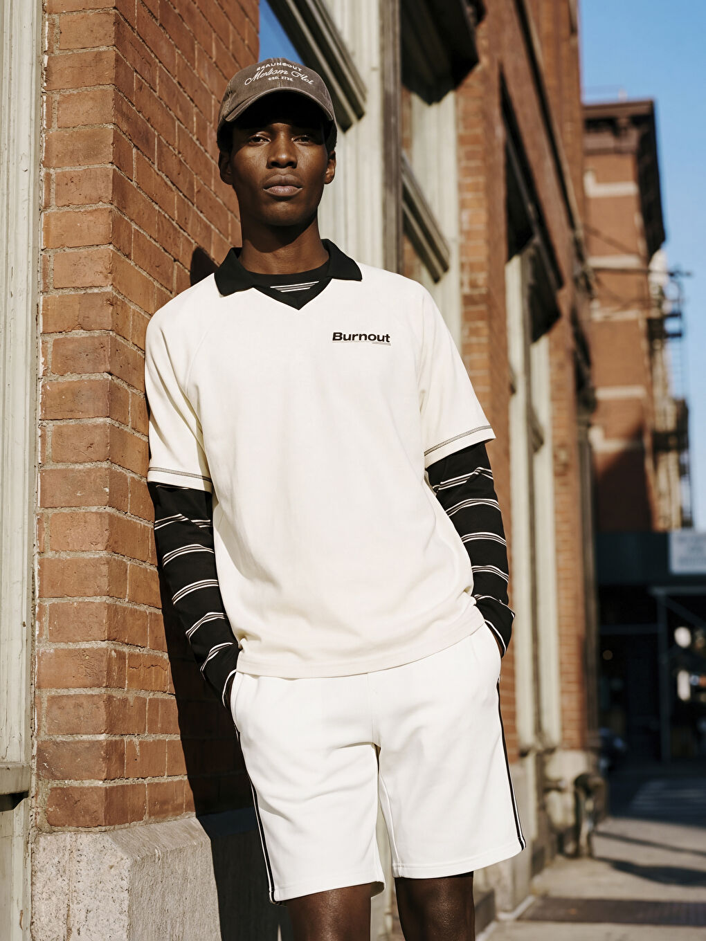 ოვერსაიზ ნაბეჭდი მამაკაცის პოლო საყელო მაისური