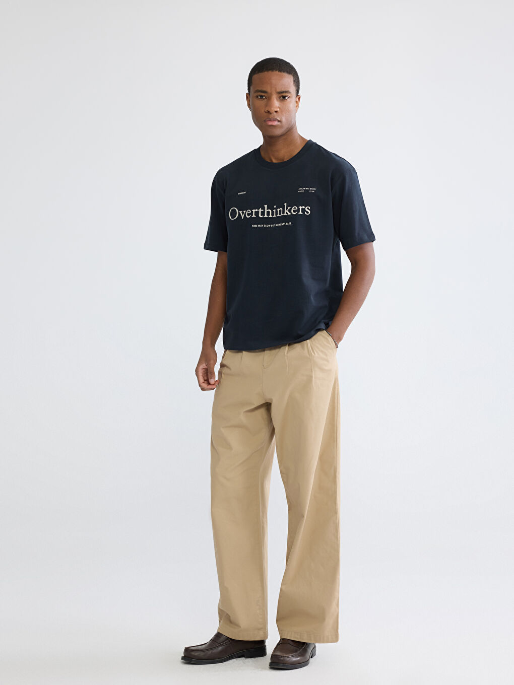 Crew Neck Printed Jersey Men's T-Shirt-1