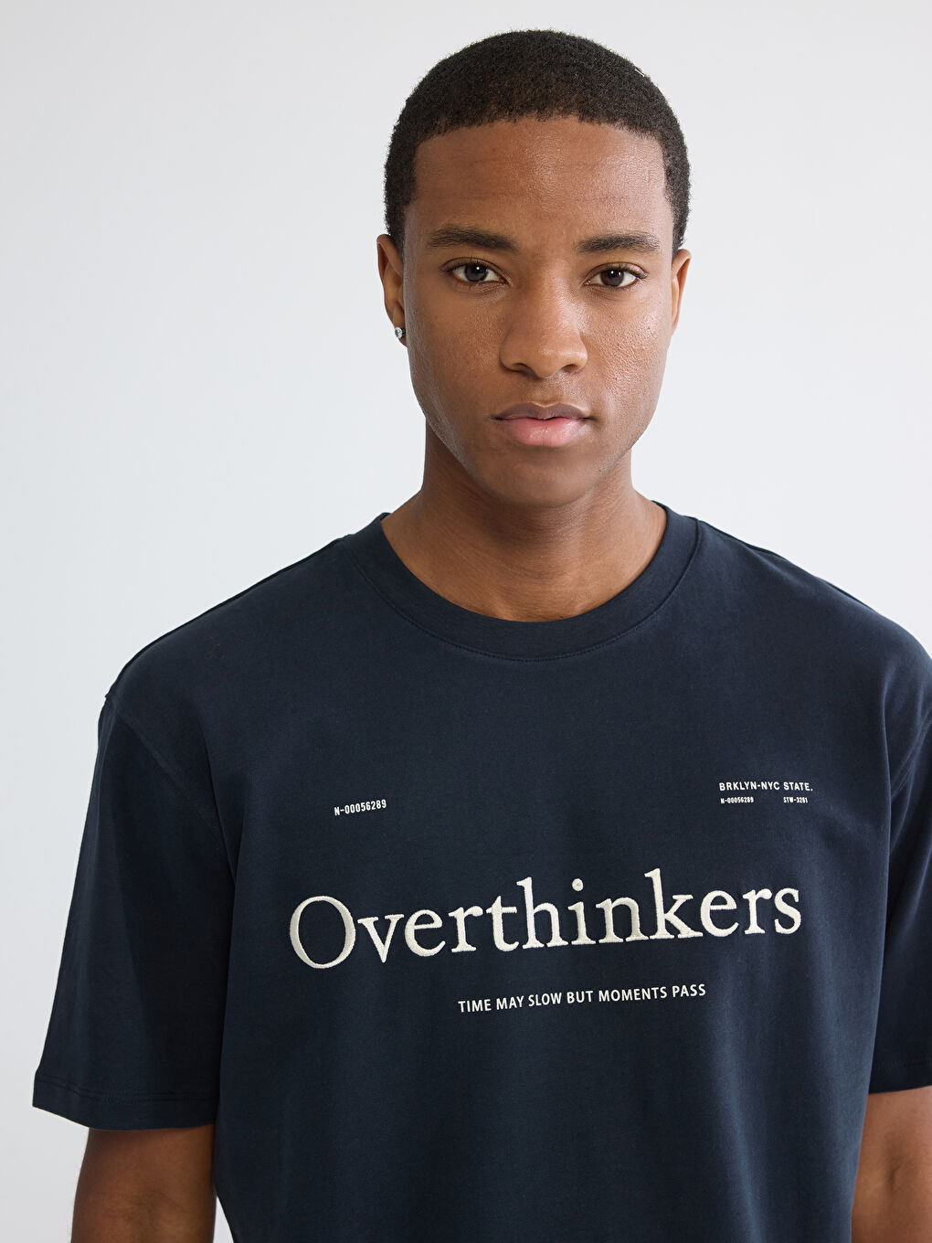 Crew Neck Printed Jersey Men's T-Shirt-2