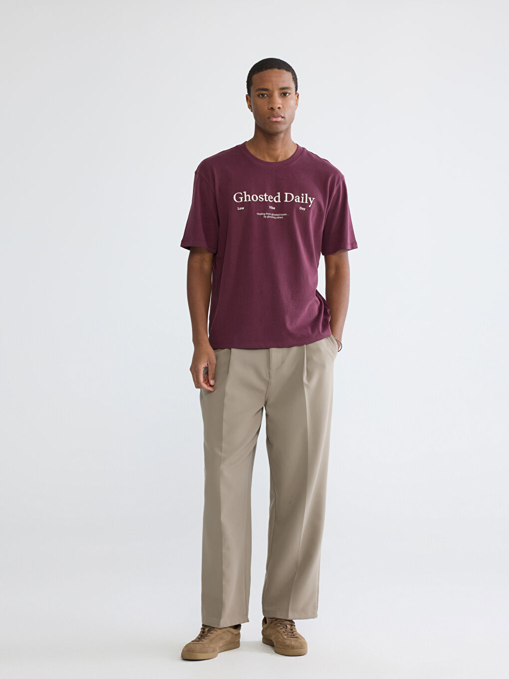 Crew Neck Printed Jersey Men's T-Shirt-1