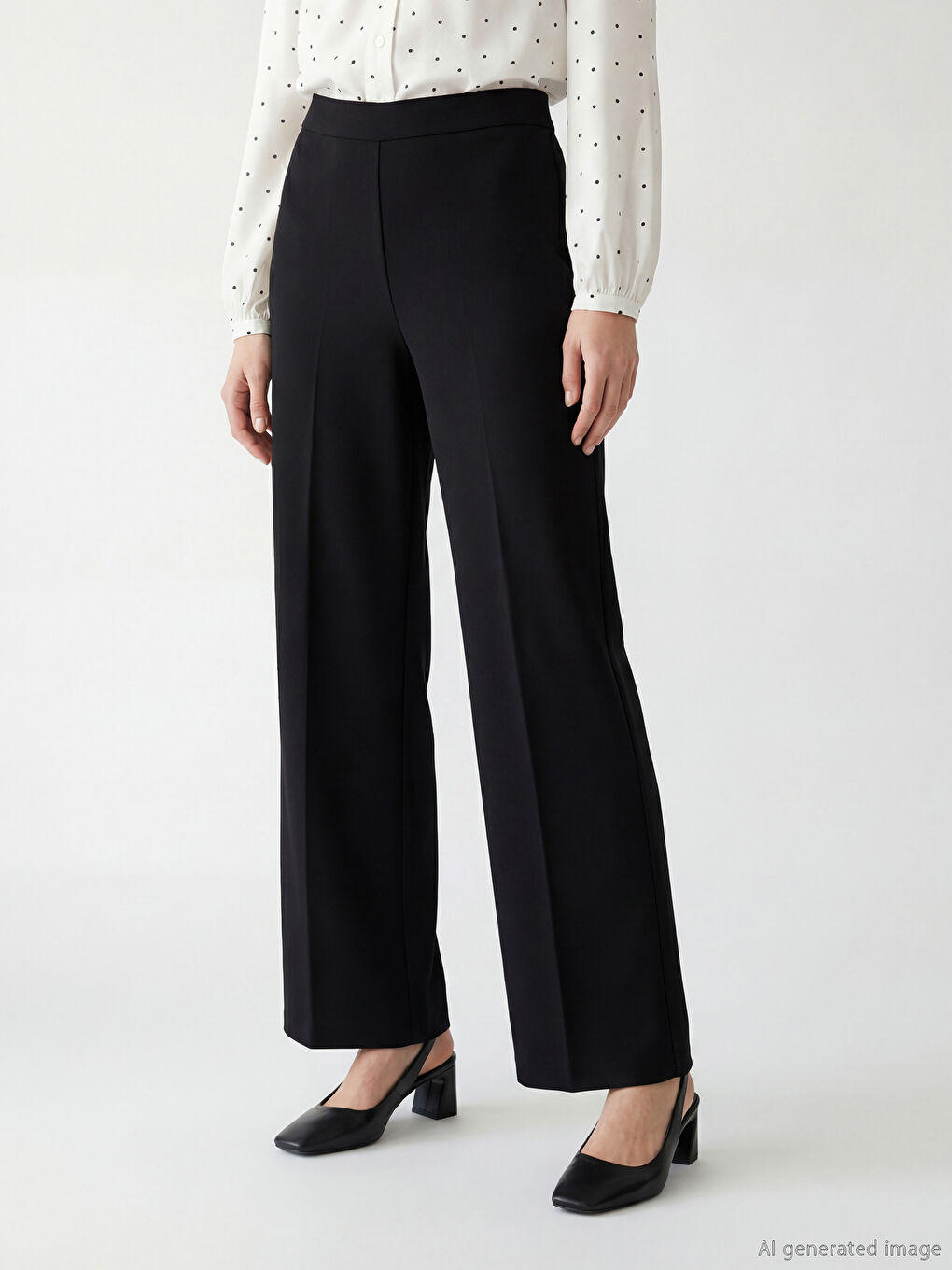 Siyah Soft Touch Modal Karışımlı Kadın Eşofman Altı-2