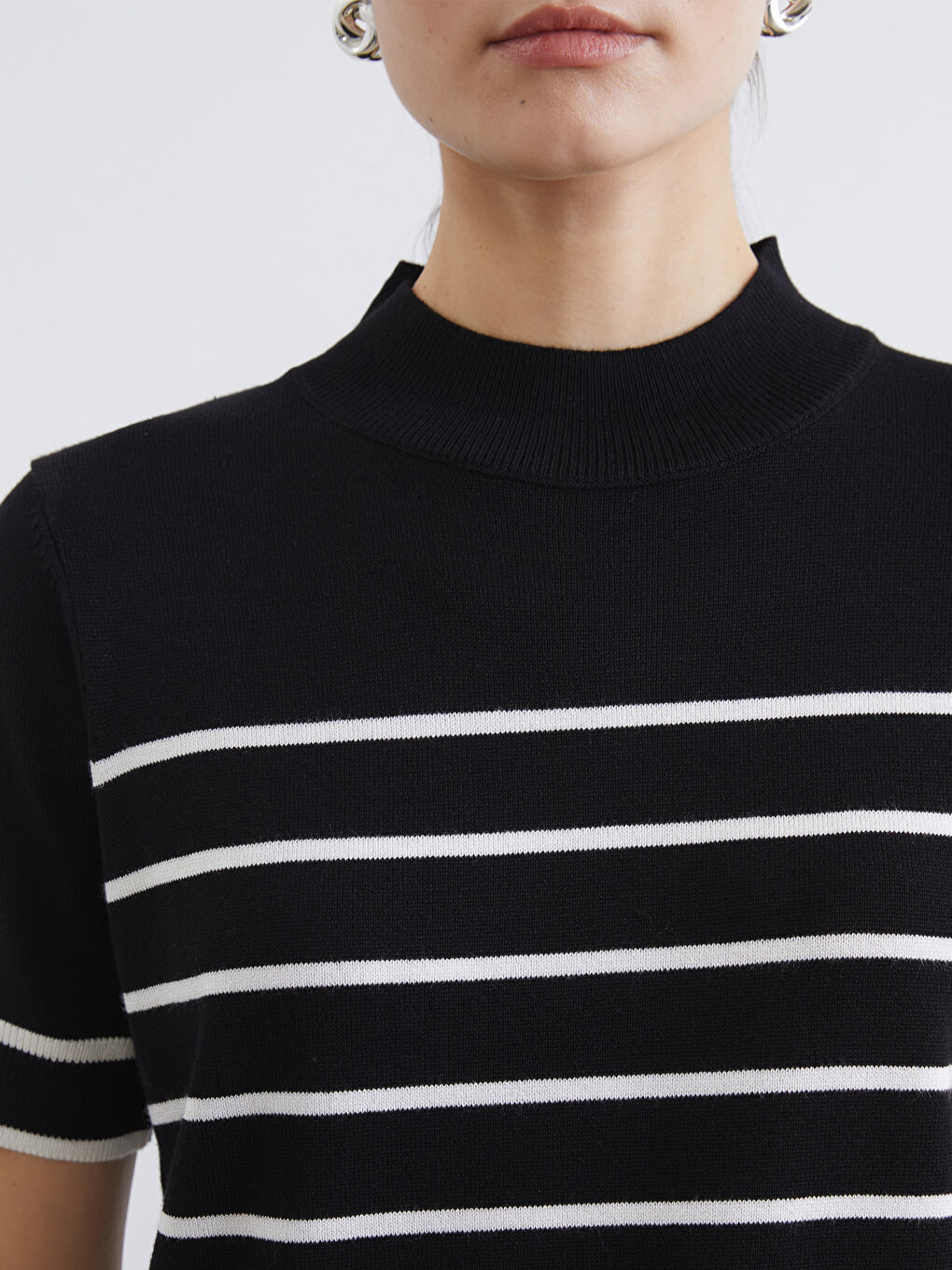 كنزة صوفية بيج امرأة-2