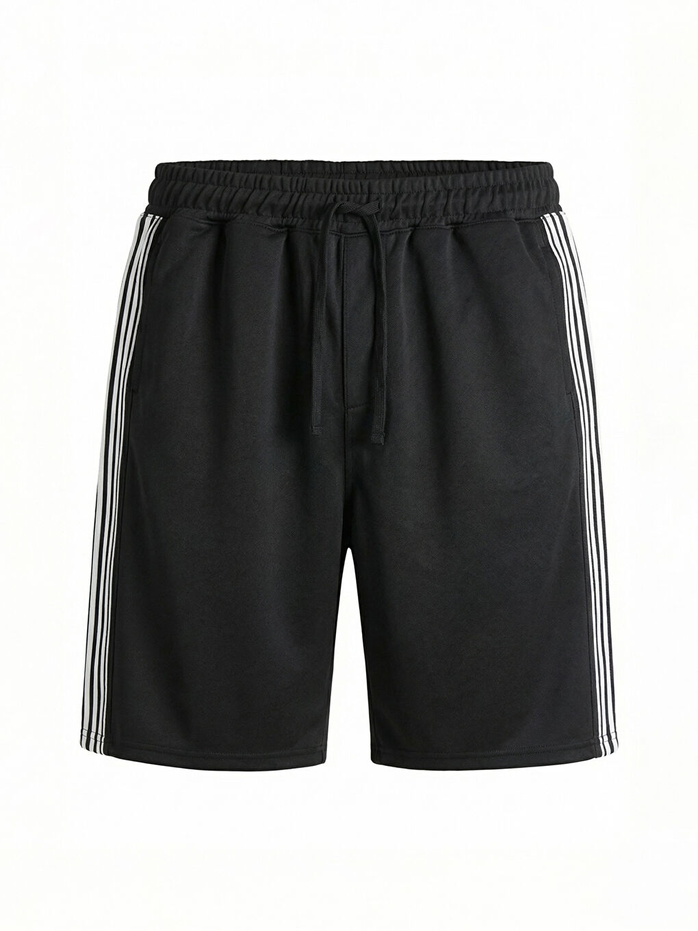 Loose Fit Striped Men's Shorts-4
