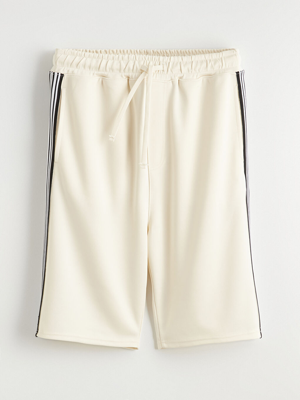 Loose Fit Striped Men's Shorts-4