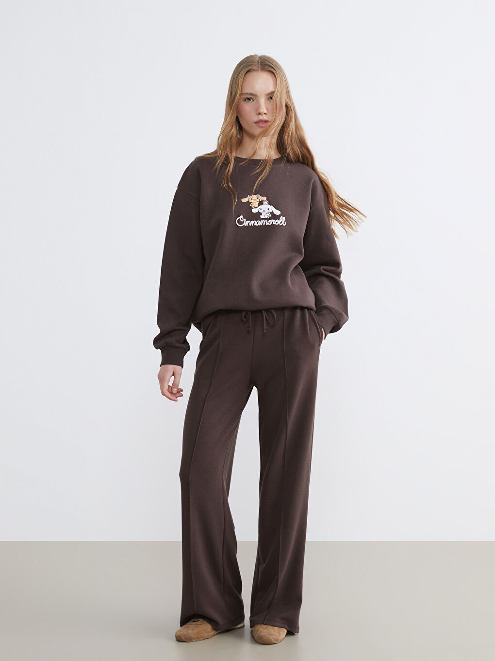 Cinnamoroll štampana ženska oversized dukserica