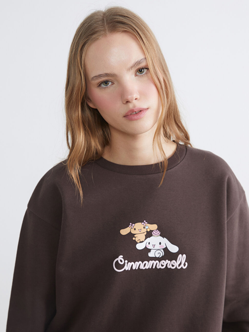 Cinnamoroll štampana ženska oversized dukserica-1
