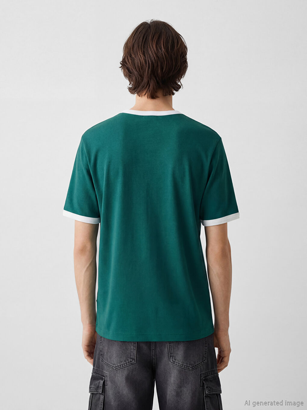 მრგვალი საყელო მამაკაცის ჟერსის მაისური-2