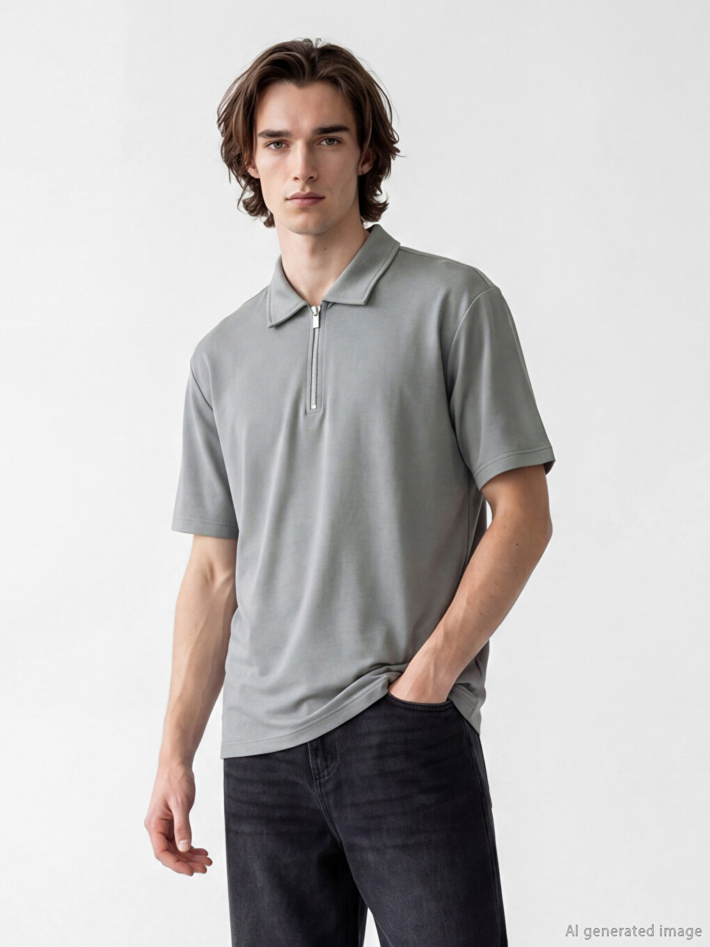 Polo Collar Men's T-Shirt