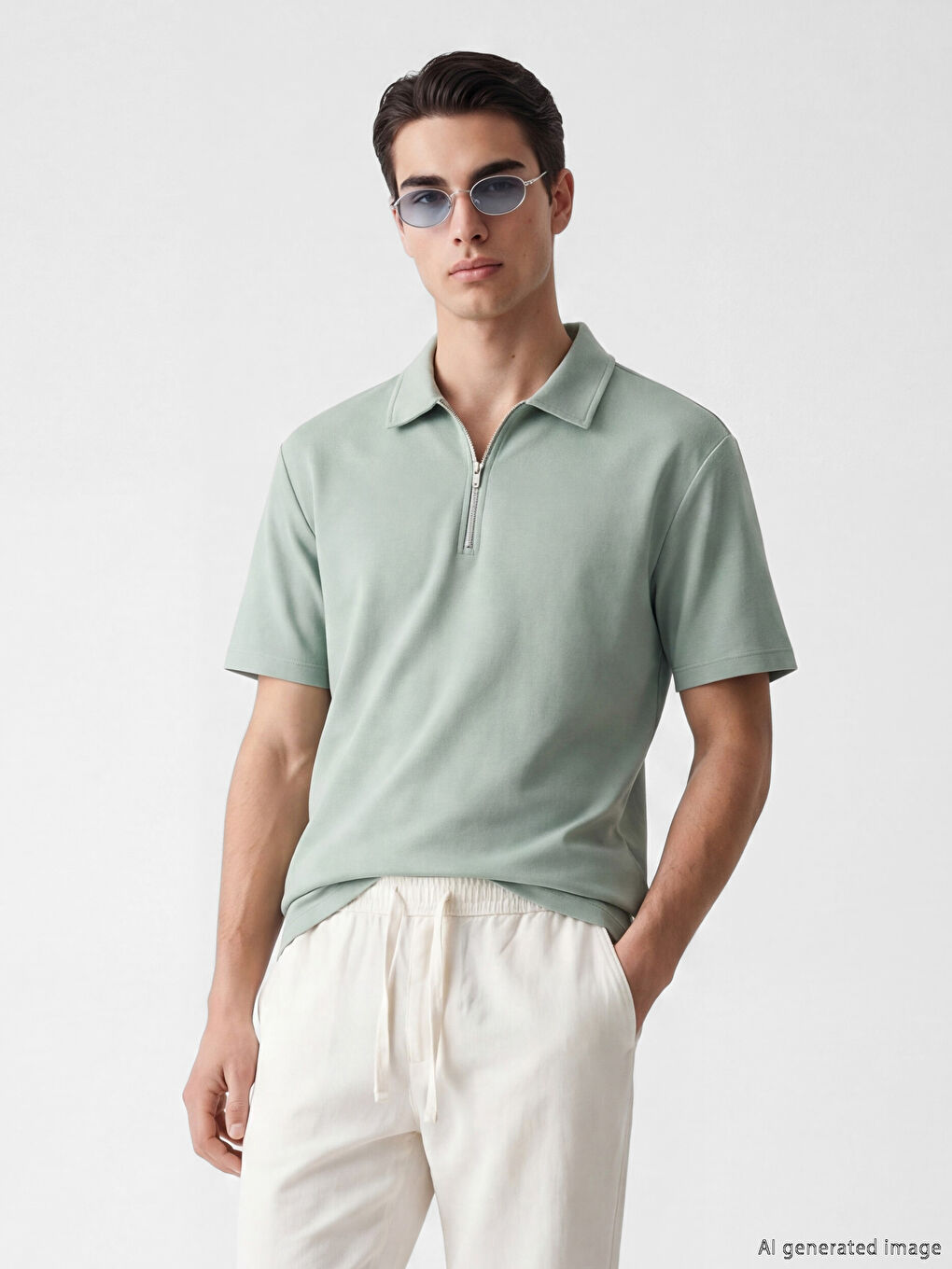 Polo Collar Men's T-Shirt