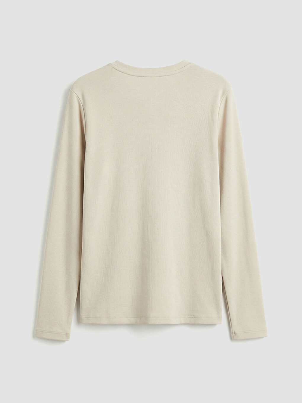 Gri Bisiklet Yaka Kadın Body-5