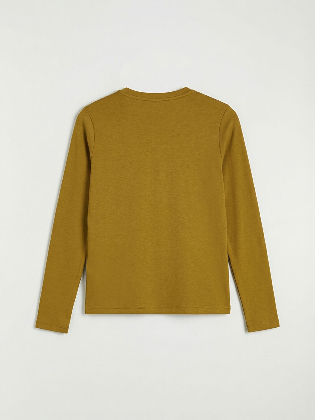 Yeşil Bisiklet Yaka Kadın Body-1