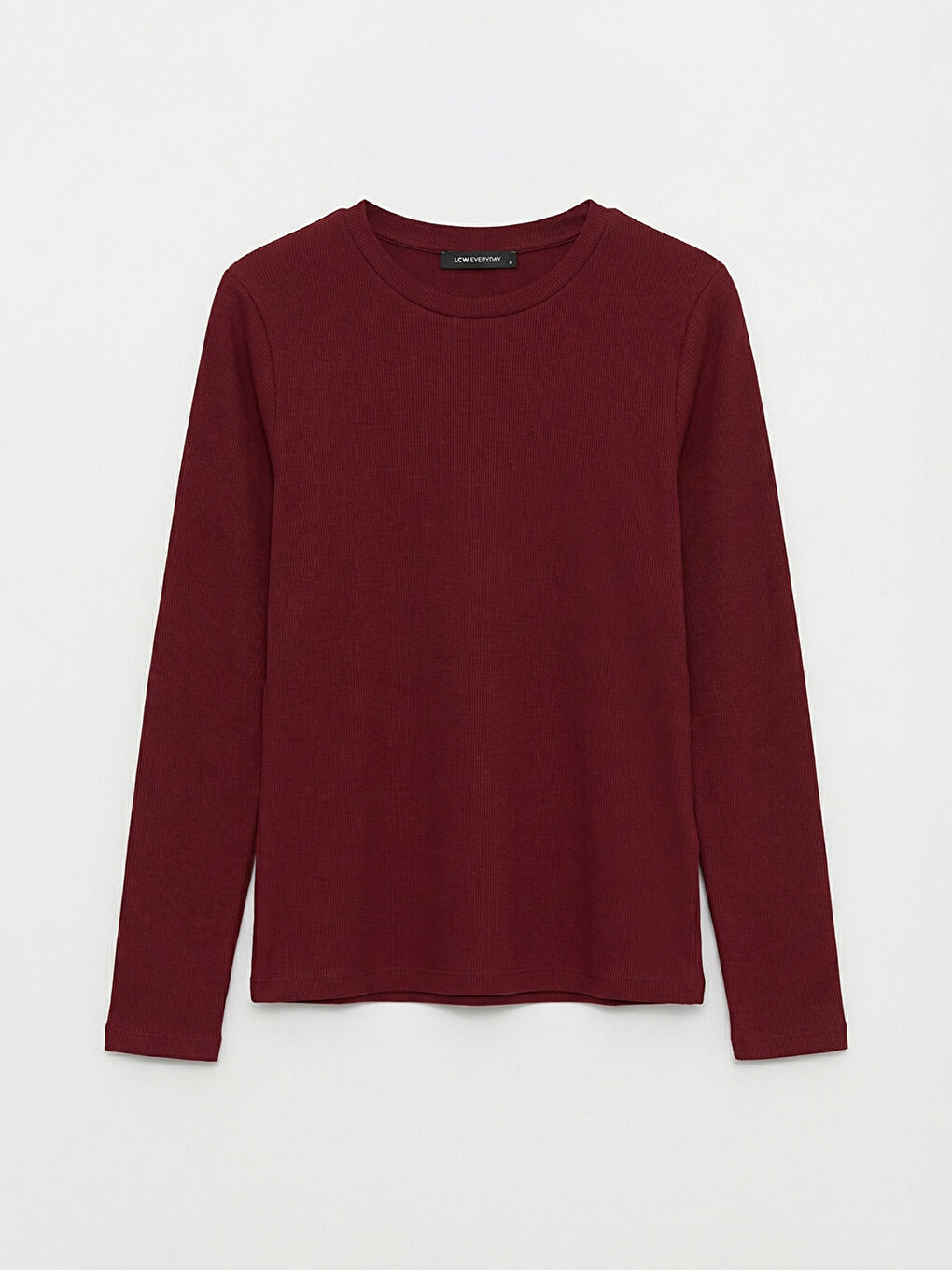 Bordo Bisiklet Yaka Kadın Body