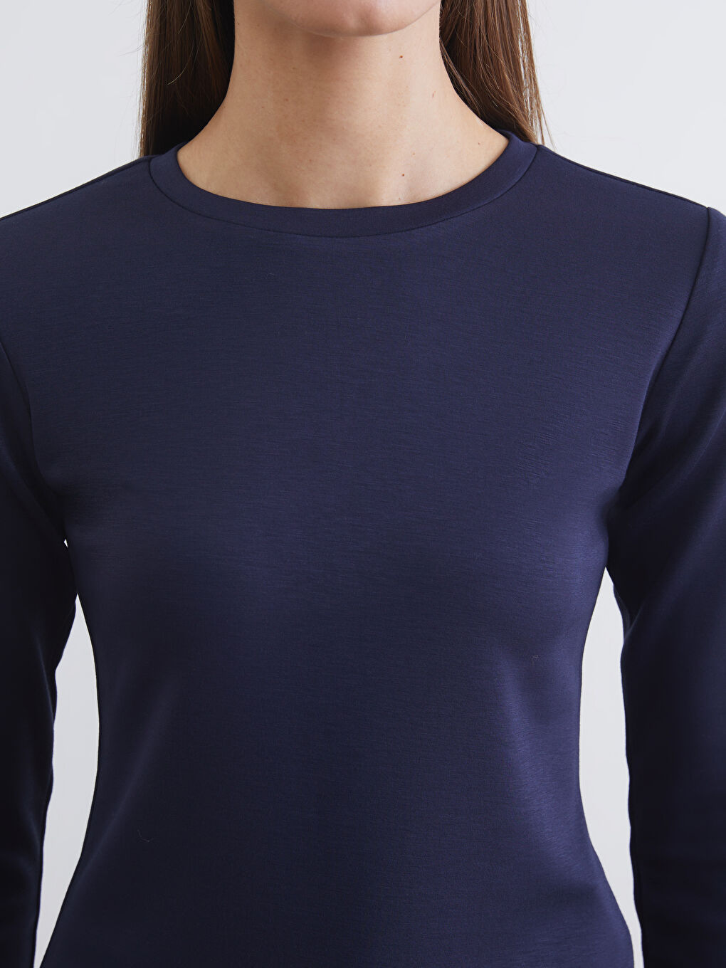 Women's crew neck bodysuit-2