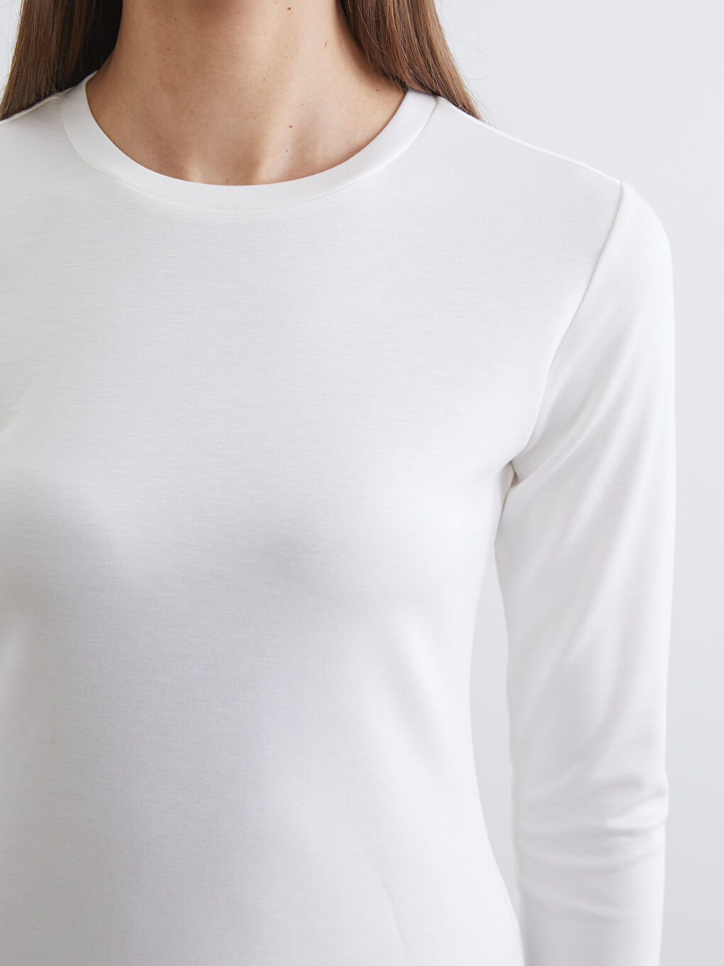 Women's crew neck bodysuit-2